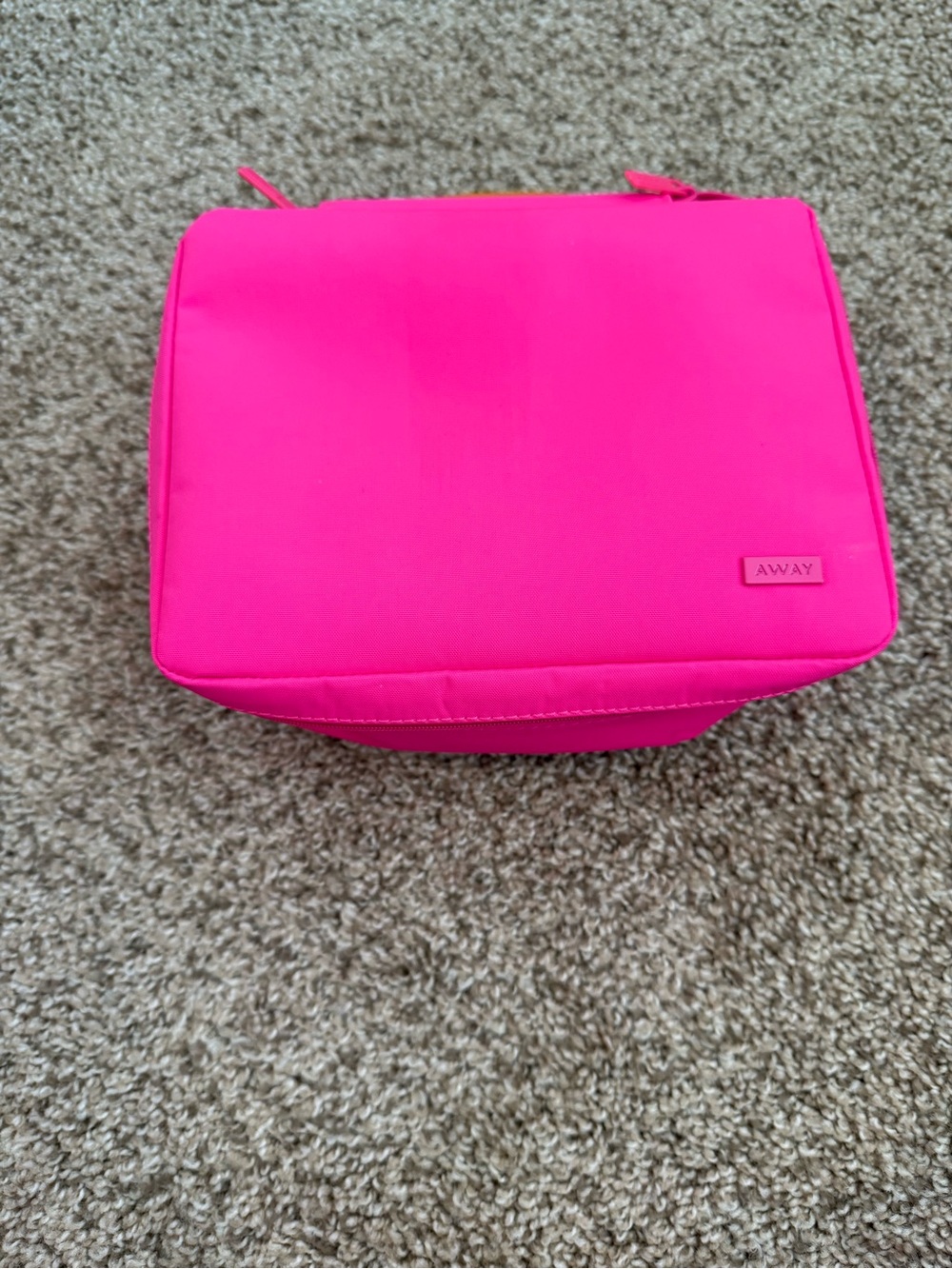 Away Bright Pink Structured Travel Cosmetic Case